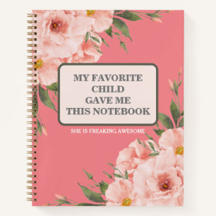 MEIN LIEBLINGSKIND GAB MIR DIESES NOTEBOOK Customi Notizbuch