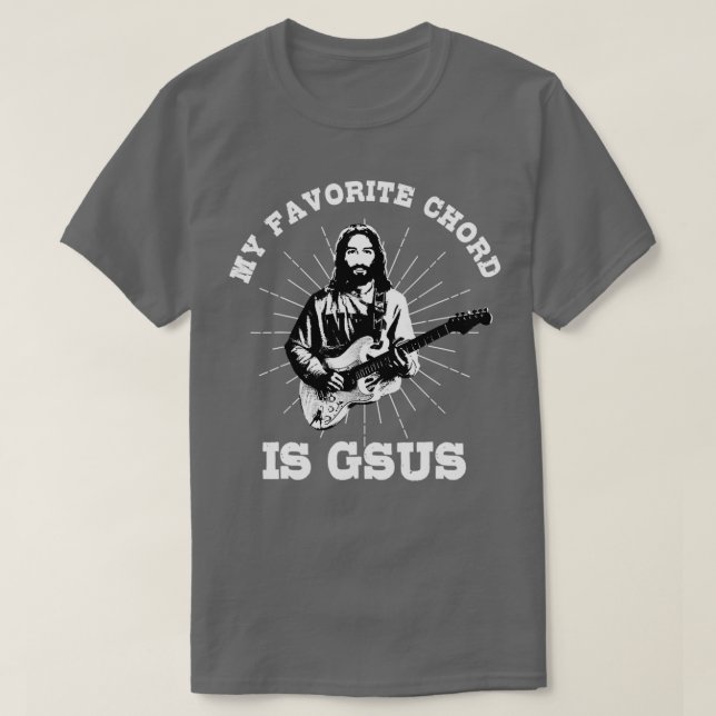 Mein Lieblingskord ist Gott Jesus T-Shirt (Design vorne)