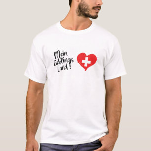 Mein Lieblingsland Schweiz T-Shirt