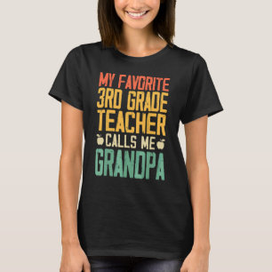 Mein Lieblingslehrer aus der 3. Klasse nennt mich T-Shirt