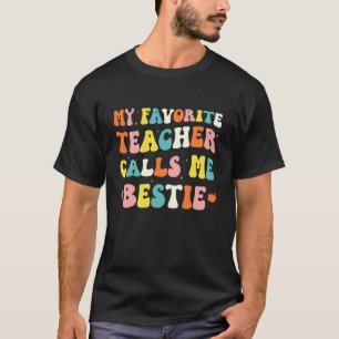 Mein Lieblingslehrer nennt mich Bestie Lustiger Gr T-Shirt