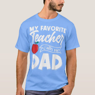 Mein Lieblingslehrer nennt mich Vater Vatertag T-Shirt