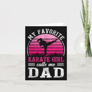 Mein Lieblingsmädchen nennt mich Vater Vatertag Karte