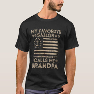 Mein Lieblingsmatrose nennt mich Opa Matrose Opa T-Shirt