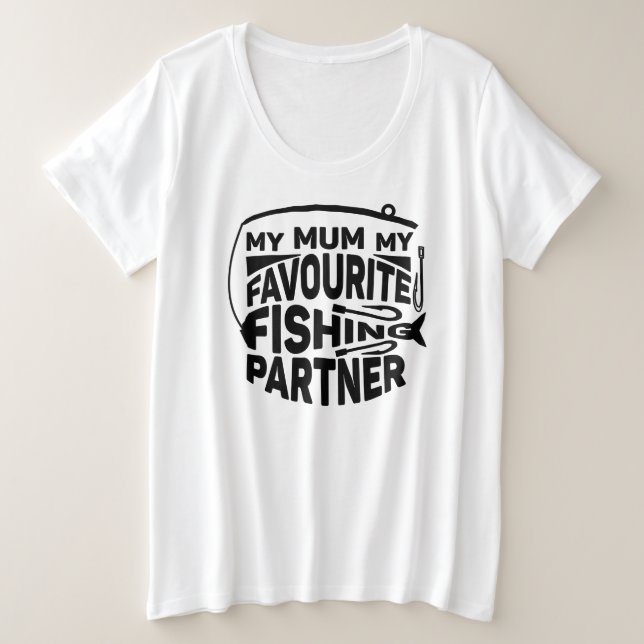 MEIN LIEBLINGSPARTNER. GROßE GRÖßE T-Shirt (Design vorne)
