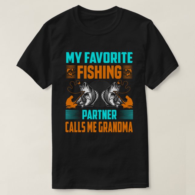Mein Lieblingspartner nennt mich GRANDMA Vinta T-Shirt (Design vorne)