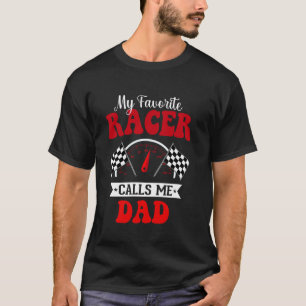 Mein Lieblingsrennfahrer nennt mich Papa Rennwagen T-Shirt