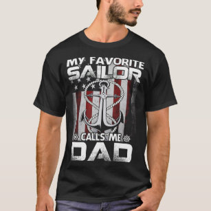 Mein Lieblingssailor nennt mich VATER Navy Veteran T-Shirt