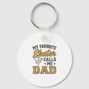 Mein Lieblingsskater nennt mich Dad Vintage-Shirt_ Schlüsselanhänger