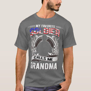 Mein Lieblingssoldat nennt mich Oma Proud Army Gr T-Shirt