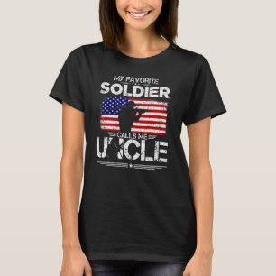 Mein Lieblingssoldat nennt mich Onkel-Amerikanisch T-Shirt