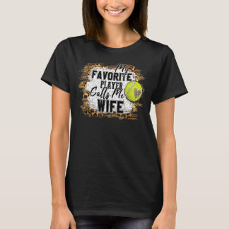 Mein Lieblingsspieler nennt mich Ehefrau Tennis Mu T-Shirt