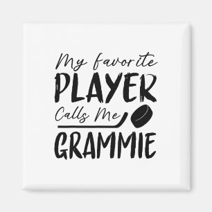 Mein Lieblingsspieler nennt mich Grammie Hockey Sp Magnet