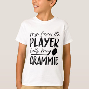 Mein Lieblingsspieler nennt mich Grammie Hockey Sp T-Shirt