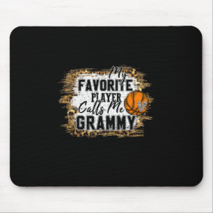 Mein Lieblingsspieler nennt mich Grammy Basketball Mousepad