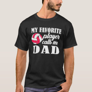 Mein Lieblingsspieler nennt mich Vater Volleyball T-Shirt