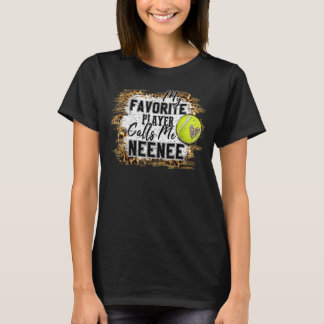 Mein Lieblingsspieler nennt mir Tennis-Mutter T-Shirt