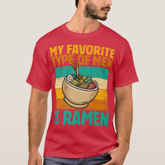 Mein Lieblingstyp ist Ramen, Retro Japanisch V T-Shirt