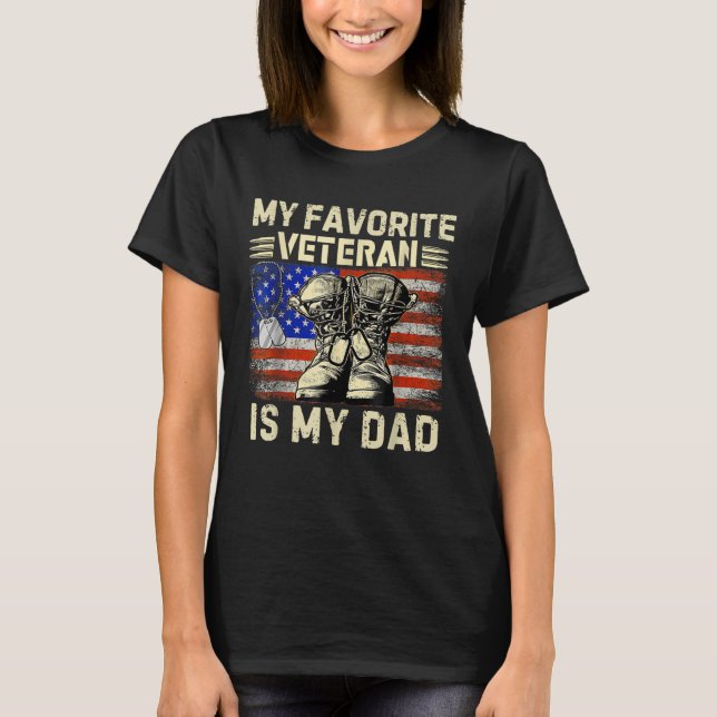 Mein Lieblingsveteran ist der Vater meines Vaters T-Shirt (Vorderseite)
