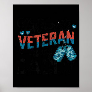 Mein Lieblingsveteran ist mein Daddy Vintage Männe Poster