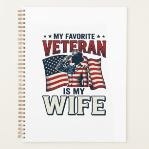 Mein Lieblingsveteran Ist Mein Frau Patriotisches  Planer