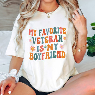 Mein Lieblingsveteran ist mein Freund Groovy White T-Shirt