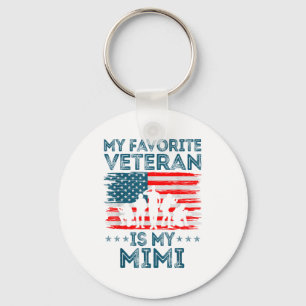 Mein Lieblingsveteran ist mein Mimi-amerikanischer Schlüsselanhänger