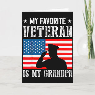 Mein Lieblingsveteran Ist Mein Opa Veterans Day Th Karte