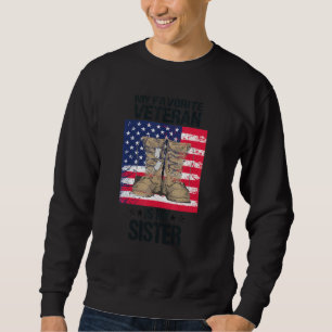 Mein Lieblingsveteran ist mein Sünde Sweatshirt