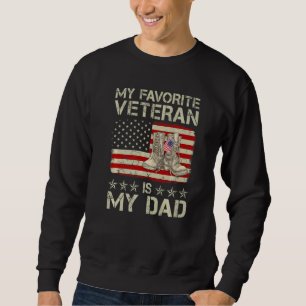 Mein Lieblingsveteran ist mein Vater Combat Boots Sweatshirt