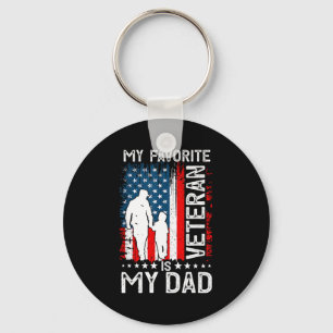 Mein Lieblingsveteran Ist Mein Vater Vater Danke V Schlüsselanhänger