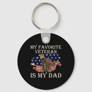 Mein Lieblingsveteran ist mein Vater-Veteranentag Schlüsselanhänger