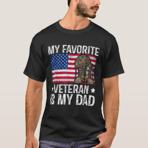 mein Lieblingsveteran ist mein Veteran der Armee m T-Shirt