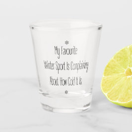 Mein Lieblingswintersport Schnapsglas
