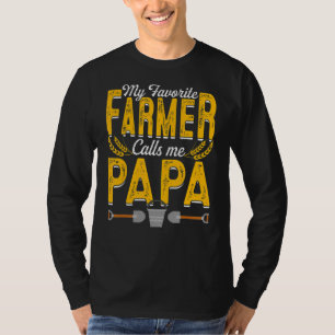 Mein liebster Bauer nennt mich Papa Farm Papa Men T-Shirt