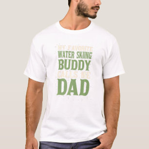 Mein liebster Buddy Water Ski Vater Skifahren Da T-Shirt