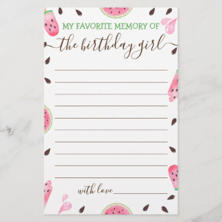 Mein liebster Gedanke an die Geburtstagskarte