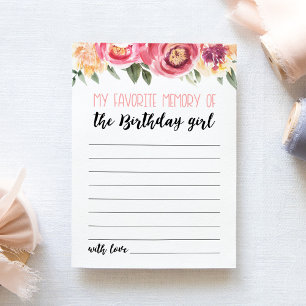 Mein liebster Gedanke an die Geburtstagskarte Einladung