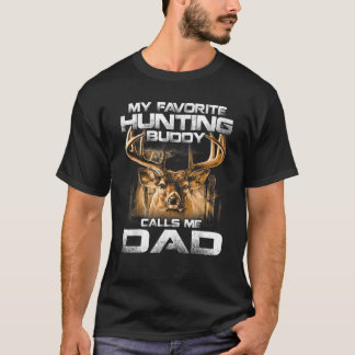 Mein liebster Jagdbuddy nennt mich Papa T Shirt