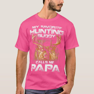 Mein liebster Jagdbuddy nennt mich Papa T-Shirt