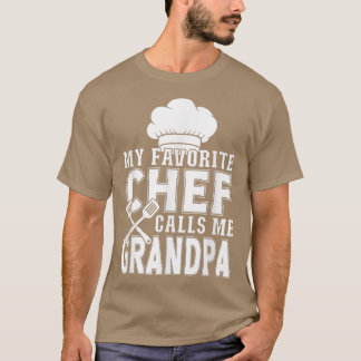 Mein liebster Koch nennt mich Großvater Funny Cook T-Shirt