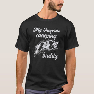 Mein liebstes Camping Buddy Bushcraft Camping Wand T-Shirt