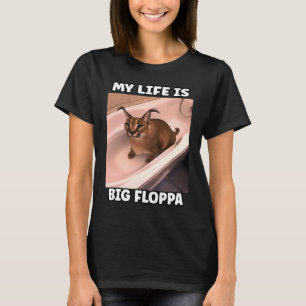 Mein LiFe ist Big Floppa Meme caracal T-Shirt
