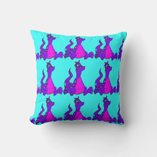Mein Lila Drachenamerikaner MoJo Pillow Kissen