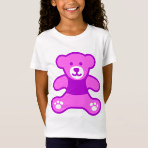 Mein lila Teddy-Bär T-Shirt