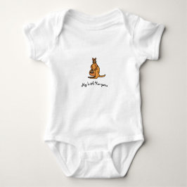 Mein Litlle Kangaroo Bodysuit Baby Baby Strampler