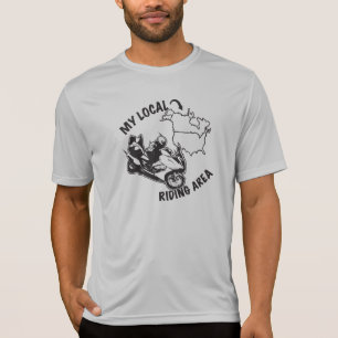 Mein lokaler reitenbereich - Staats-Abzug-Liste T-Shirt