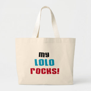 Mein Lolo schaukelt T - Shirts und Geschenke Jumbo Stoffbeutel