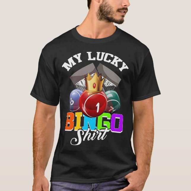 Mein Lucky Bingo Shirt Bingo Player (Vorderseite)