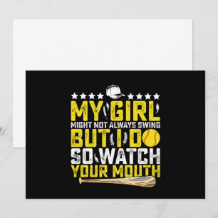 Mein Mädchen schwingt vielleicht nicht immer, aber Einladung